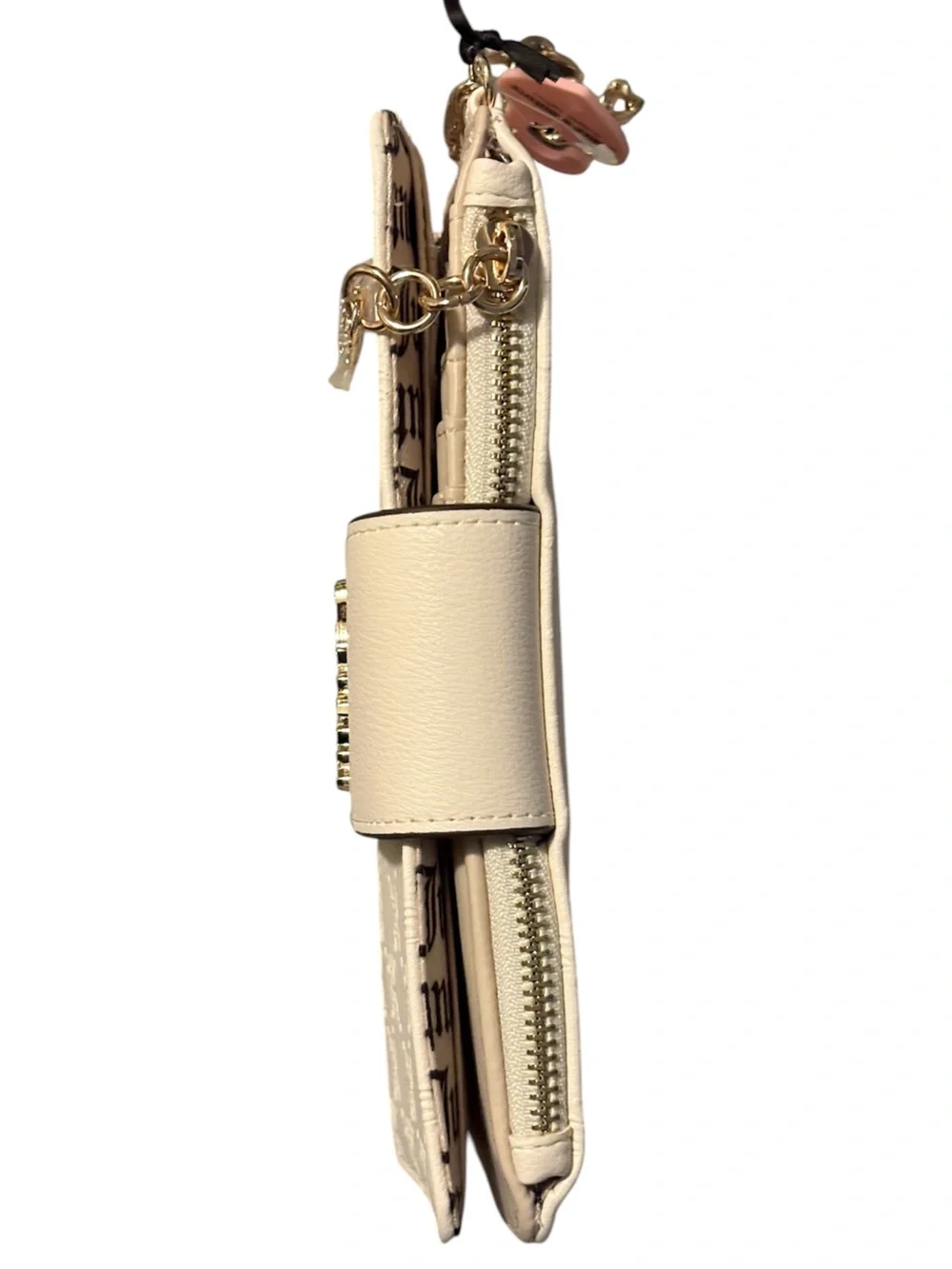 Juicy Couture Cream embossed bifold